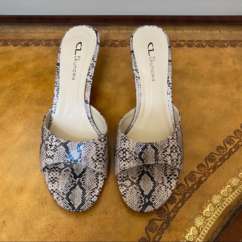 NWT Chinese Laundry Madeline Kitten Heel Slide - Picture 3 of 8
